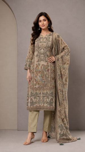 Kala Creation Fancy Beautiful Kurta Pant And Dupatta Set