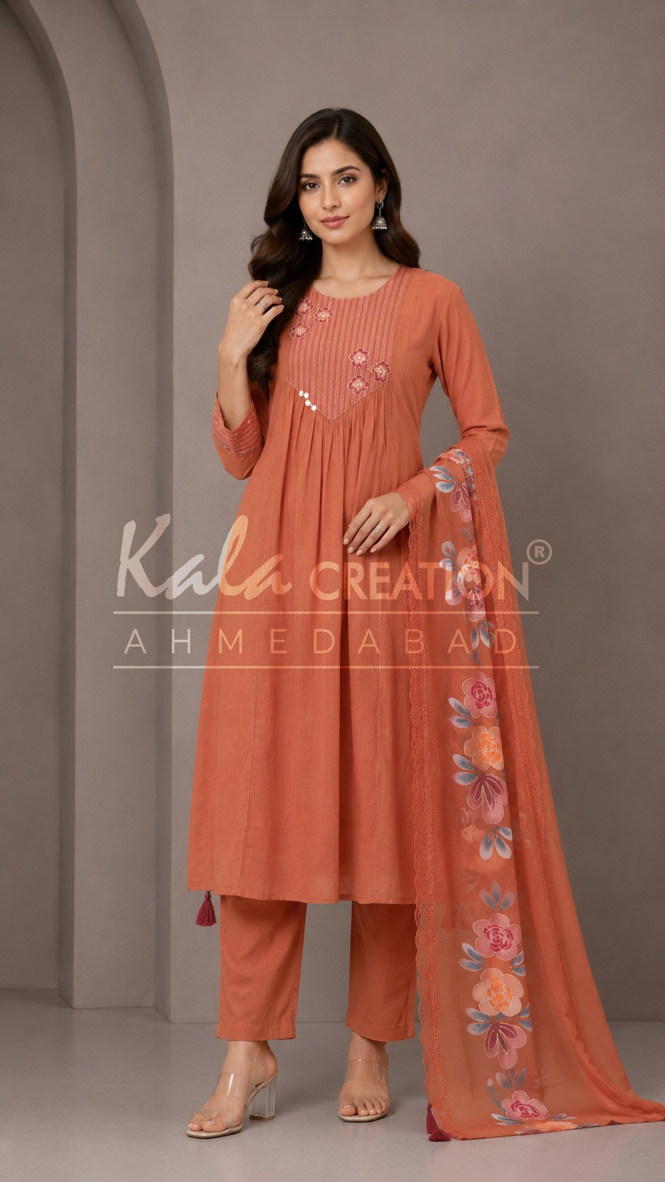 Kala Creation Amazing Kurta Pant And Dupatta Set