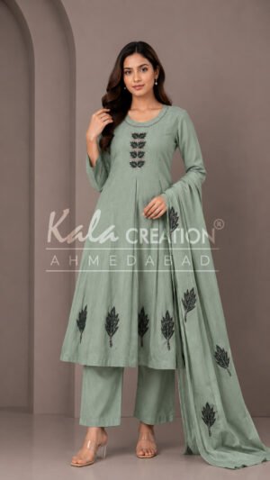 Kala Creation Traditional Plain 3Pcs Set