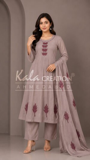 Kala Creation Traditional Plain 3Pcs Set