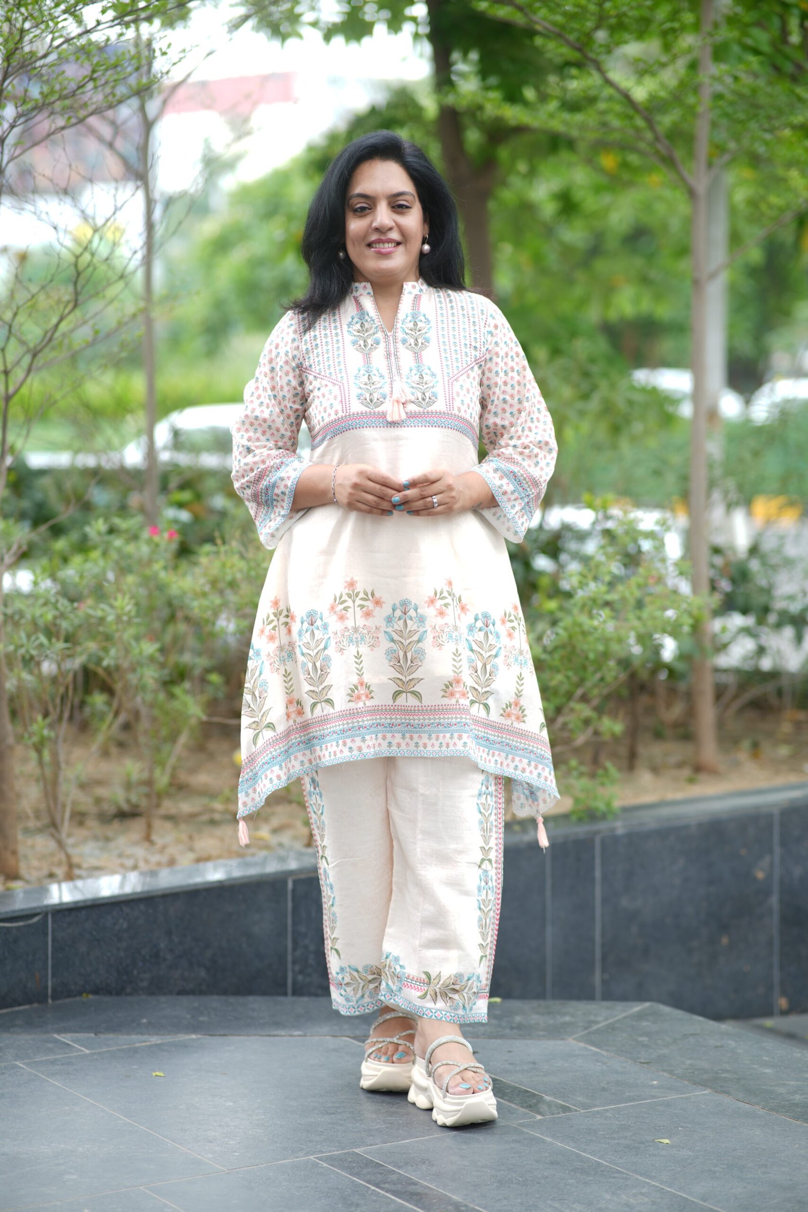 Kala Creation Fancy Amazing Printed Kurta And Pant 2Pcs Set