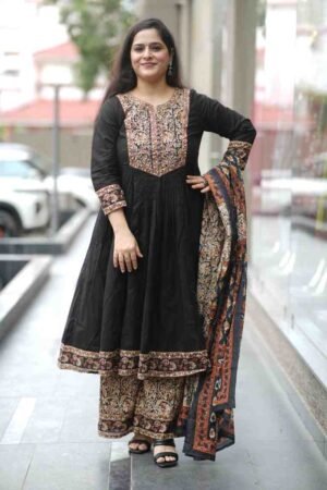 Kala Creation Fancy Beautiful  Kurta Pant And Dupatta Set