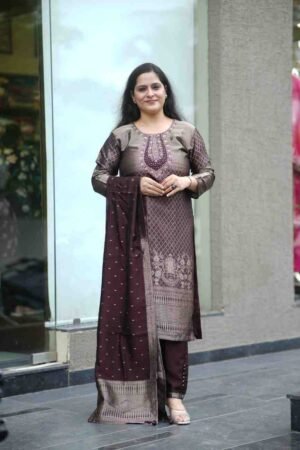 Kala Creation Fancy Beautiful Kurta Pant And Dupatta Set