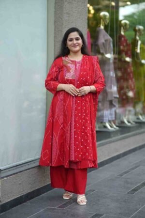 Kala Creation Fancy Beautiful Kurta Pant And Dupatta Set