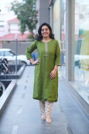 Graceful, Comfortable  And Timeless, Beautiful Long Kurti