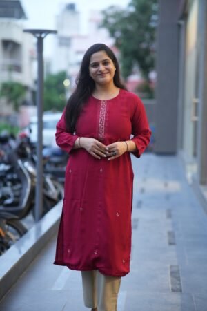 Graceful, Comfortable  And Timeless, Beautiful Long Kurti