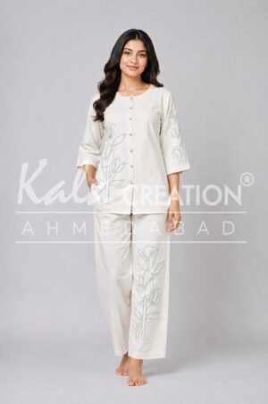 Kala Creation Fancy Beautiful Kurta And Bottom 2 Pcs Set