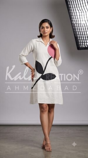 Kala Creation Beautiful Caller Neck Fancy Midi