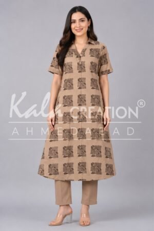 Kala Creation Beautiful Round Neck Fancy Midi