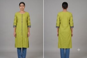 Beautiful Round Neck Long Kurti