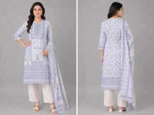 Kala Creation Fancy Beautiful Printed Kurta Pant And Dupatta Set