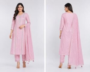 Kala Creation Fancy Traditional Printed Kurta Pant And Dupatta Set