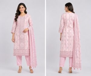 Kala Creation Fancy Beautiful Printed Kurta Pant And Dupatta Set