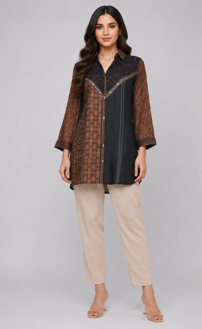 Kala Creation Fancy Printed Short Kurti