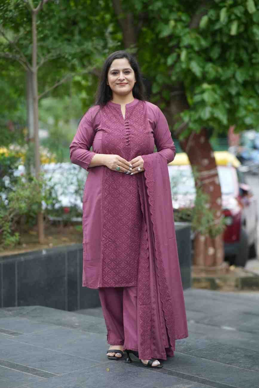 Effortless Grace Meets Everyday Comfort With Orange Kurta Pant And Dupatta Set