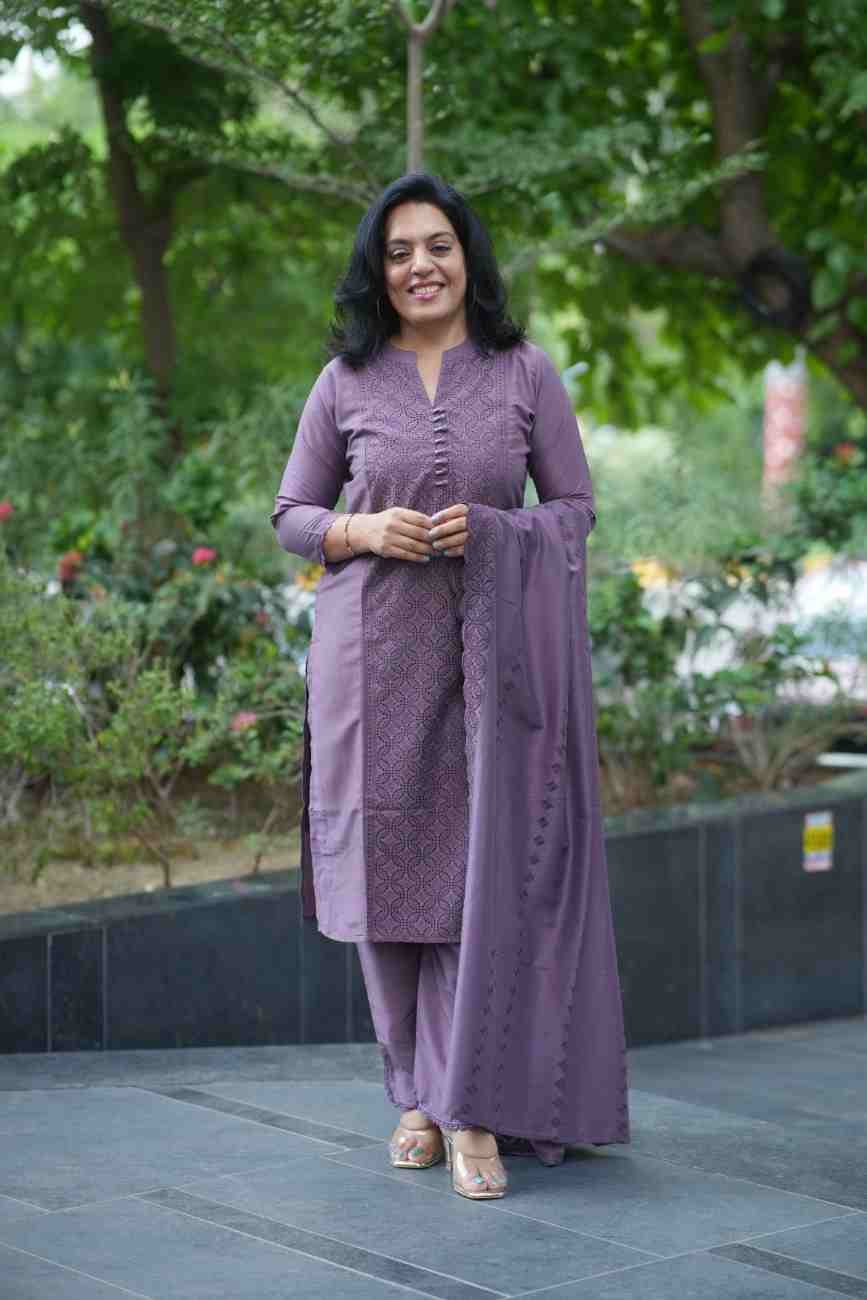 Effortless Grace Meets Everyday Comfort With Orange Kurta Pant And Dupatta Set
