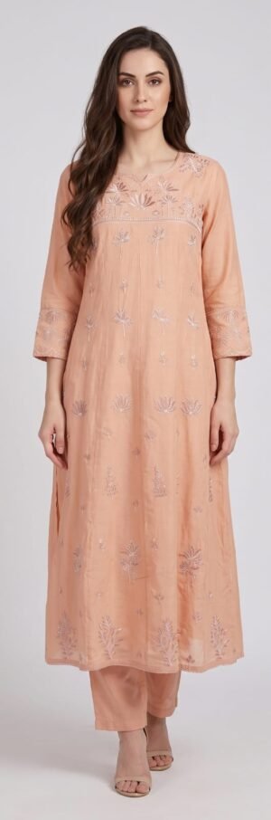 Kala Creation Fancy Warm Tones Timeless Prints And Pure Ethnic 3Pcs Set